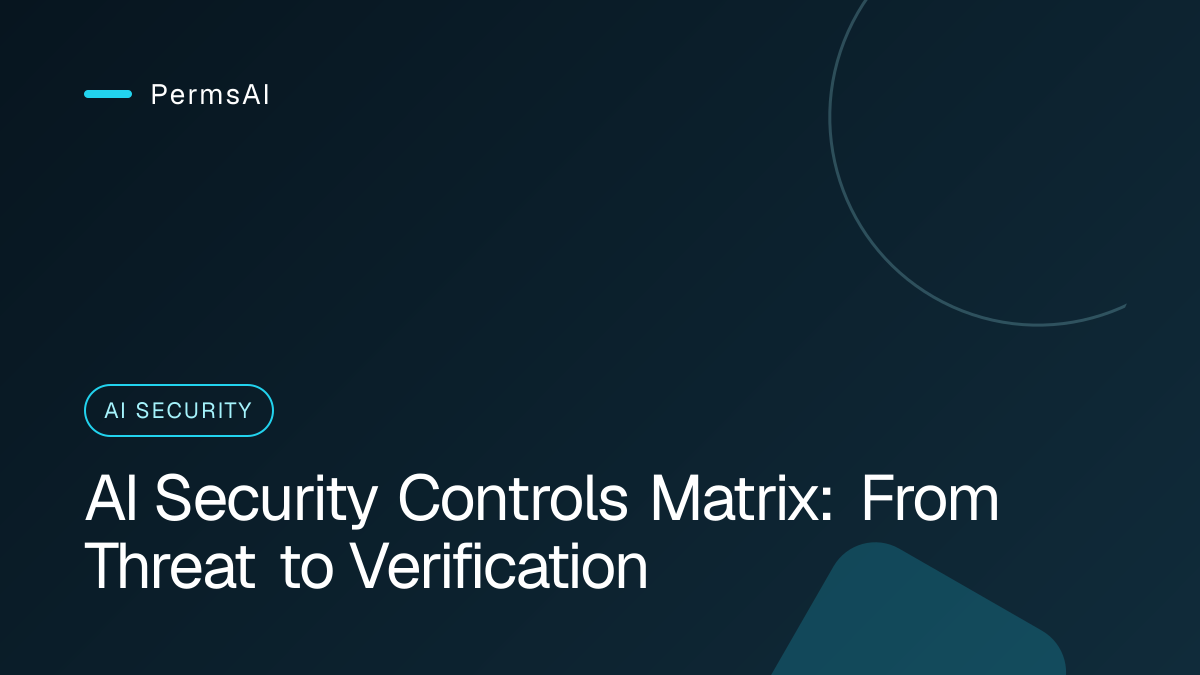 AI Security Controls Matrix: From Threat to Verification featured image