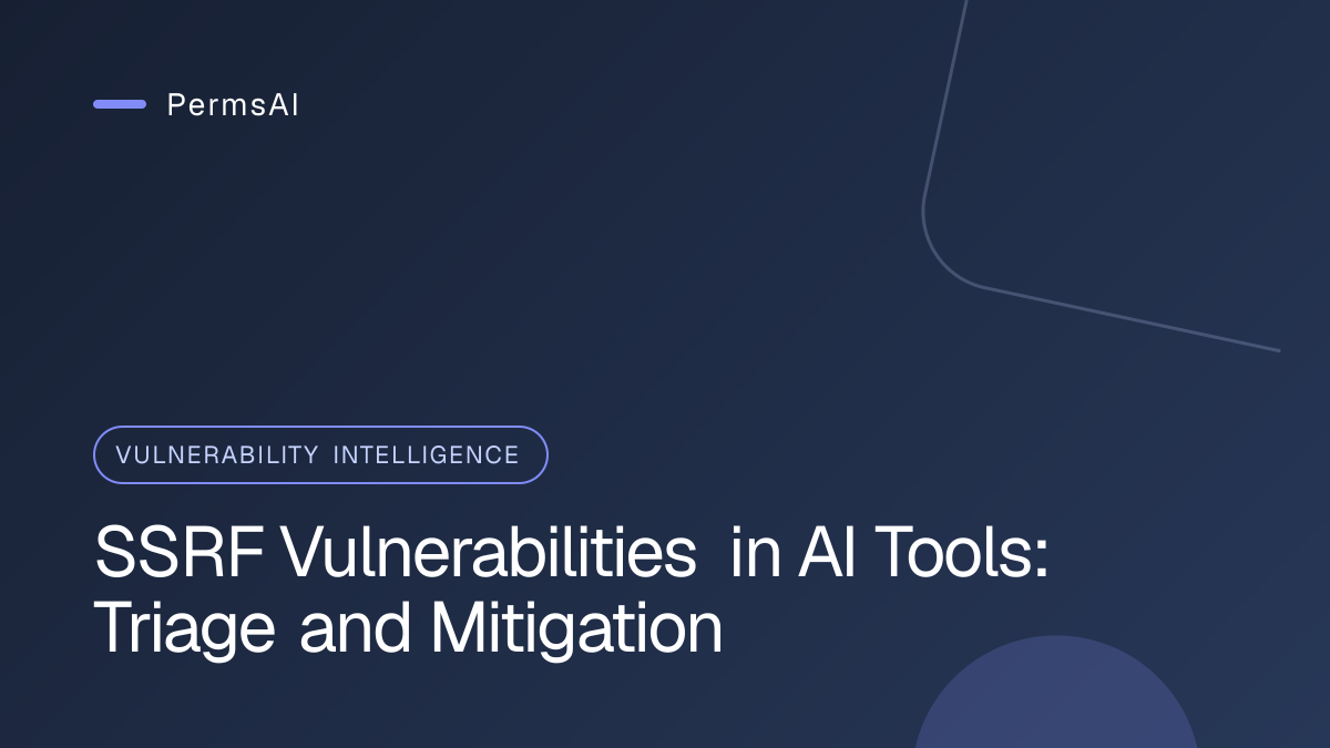 SSRF Vulnerabilities in AI Tools: Triage and Mitigation featured image
