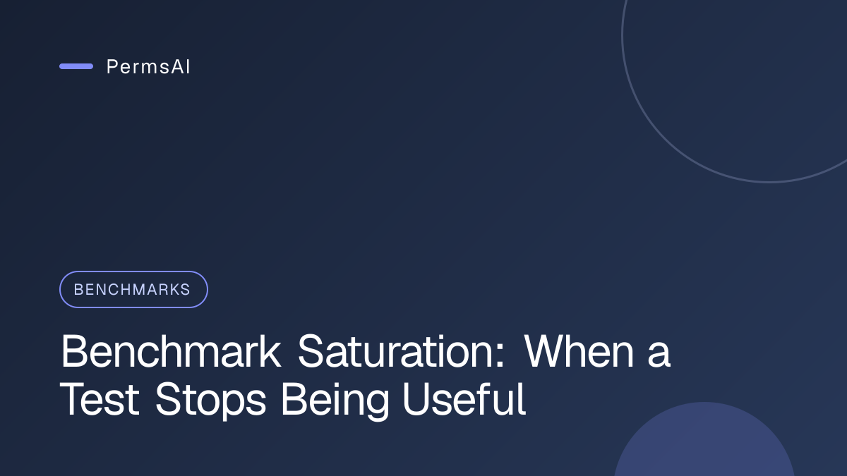 Benchmark Saturation: When a Test Stops Being Useful featured image