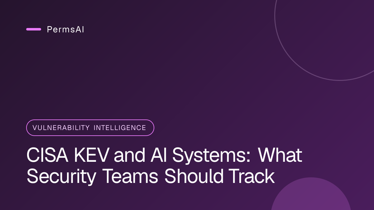 CISA KEV and AI Systems: What Security Teams Should Track featured image
