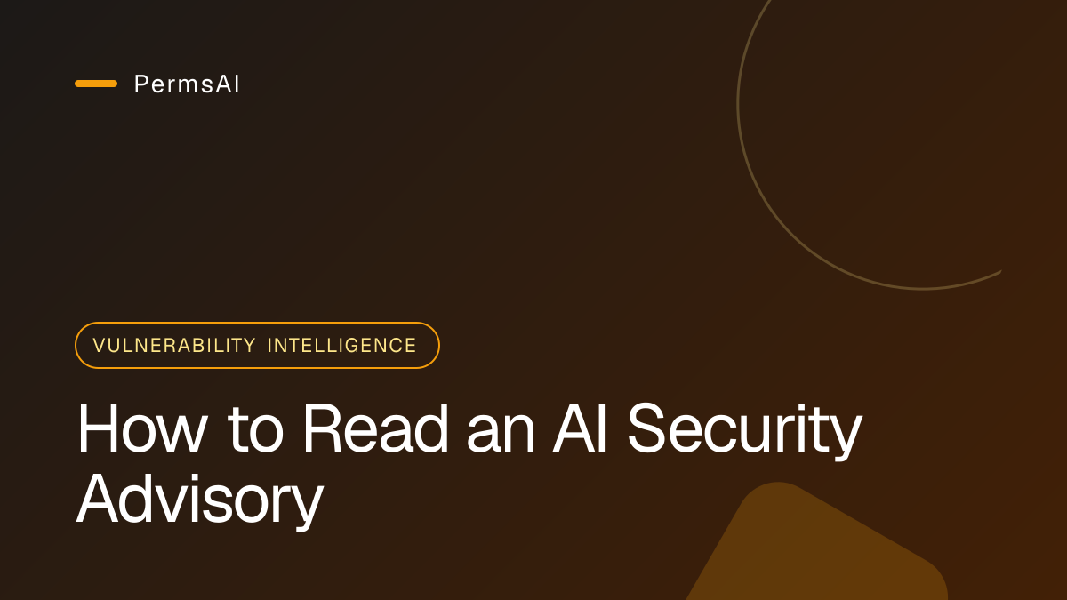 How to Read an AI Security Advisory featured image