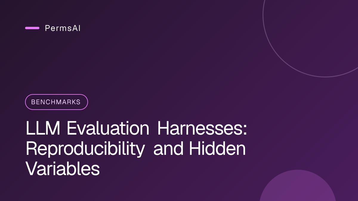 LLM Evaluation Harnesses: Reproducibility and Hidden Variables featured image