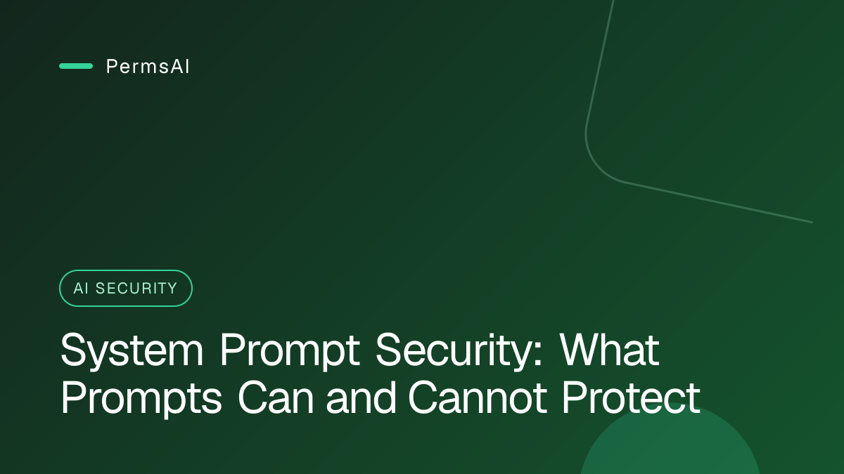 System Prompt Security: What Prompts Can and Cannot Protect featured image