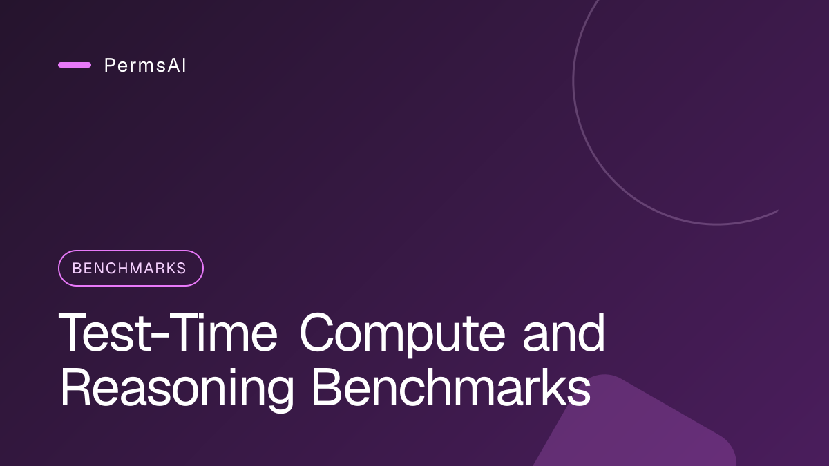 Test-Time Compute and Reasoning Benchmarks featured image