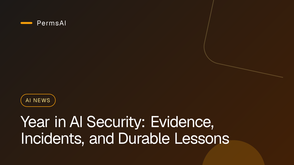 Year in AI Security: Evidence, Incidents, and Durable Lessons featured image